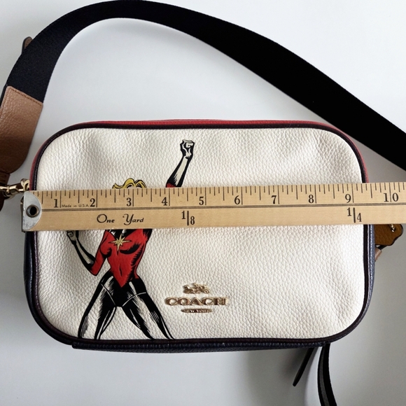 Coach × Marvel Jes Crossbody / Shoulder Bag With Hang Tag, Excellent Condition - Picture 11 of 16